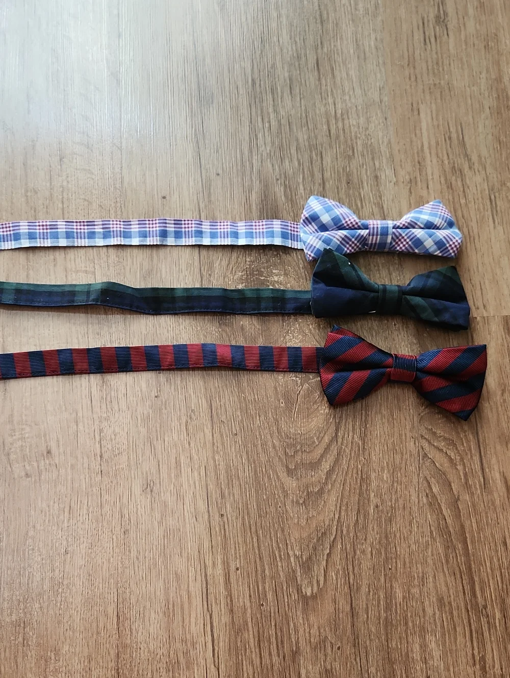 Crewcuts Classic Boys Bow Tie Set - Red, Navy, Green & Blue Plaid